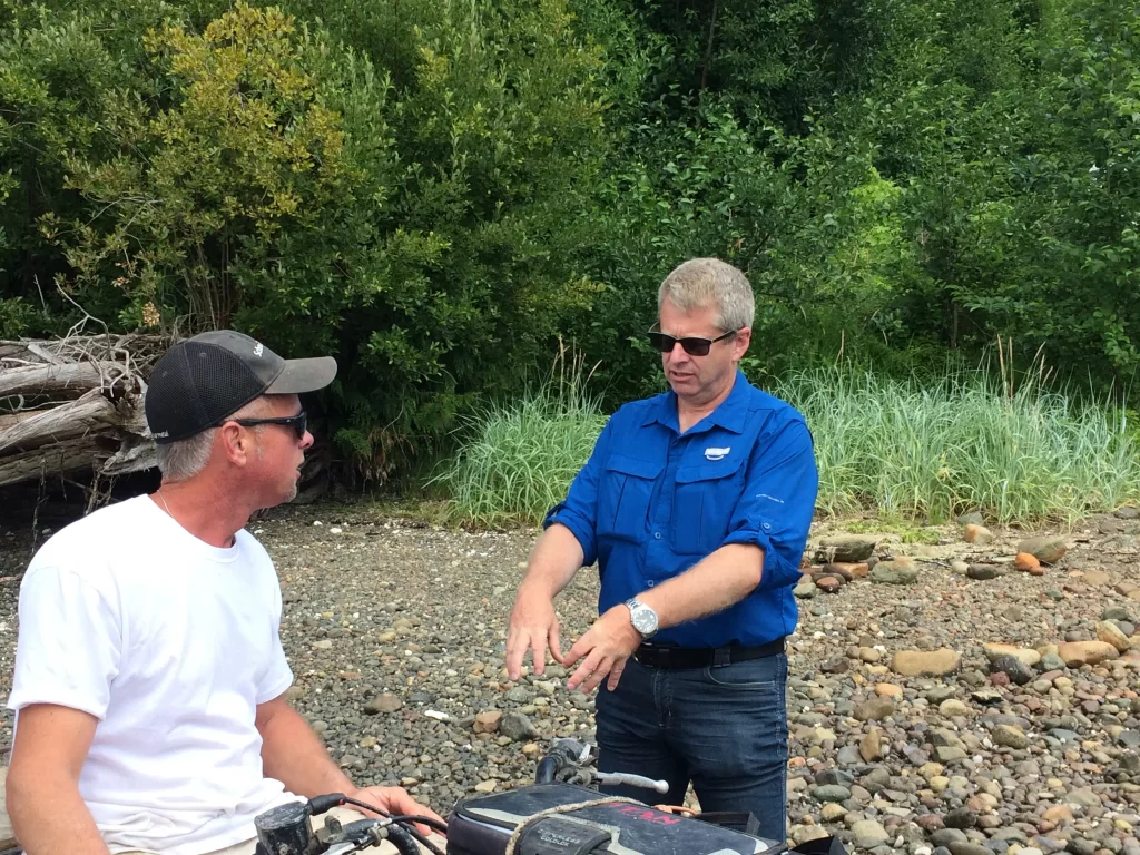 DFO info tour of farms in Deep Bay – July 2017