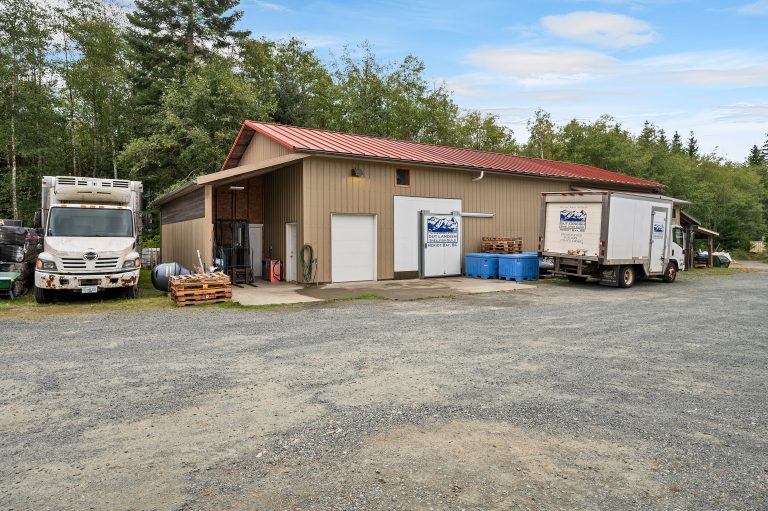 Quadra Island shellfish processing company for sale!